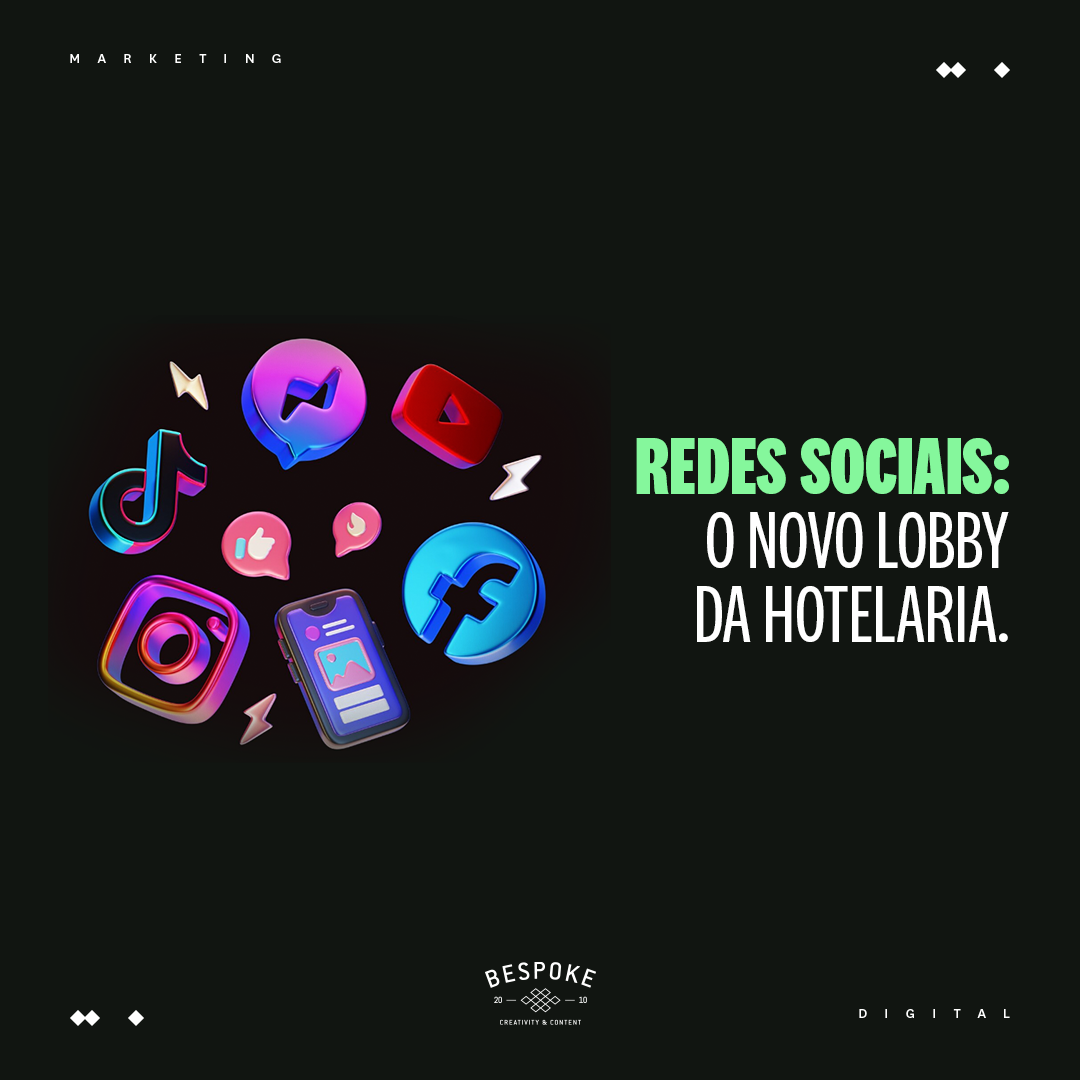 redes sociais na hotelaria